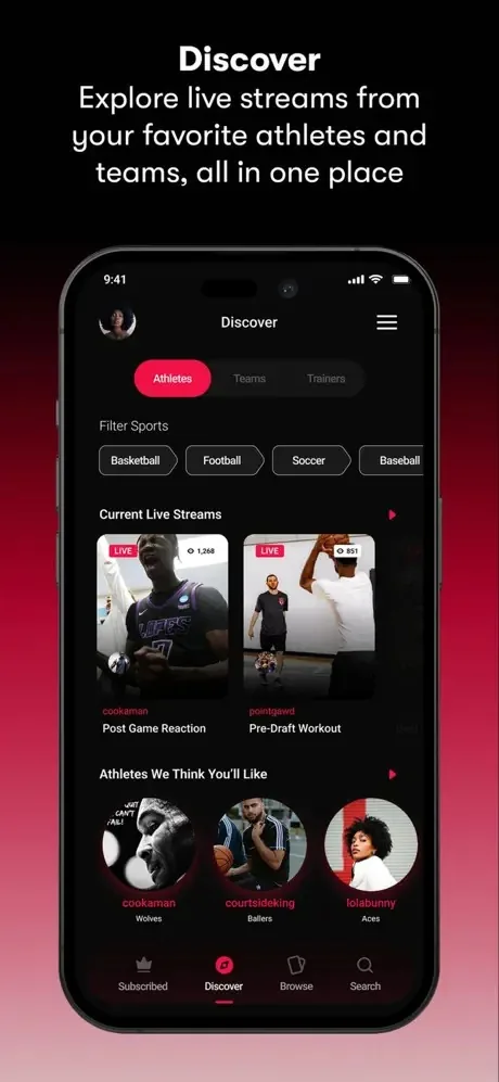 FANR app screen 1