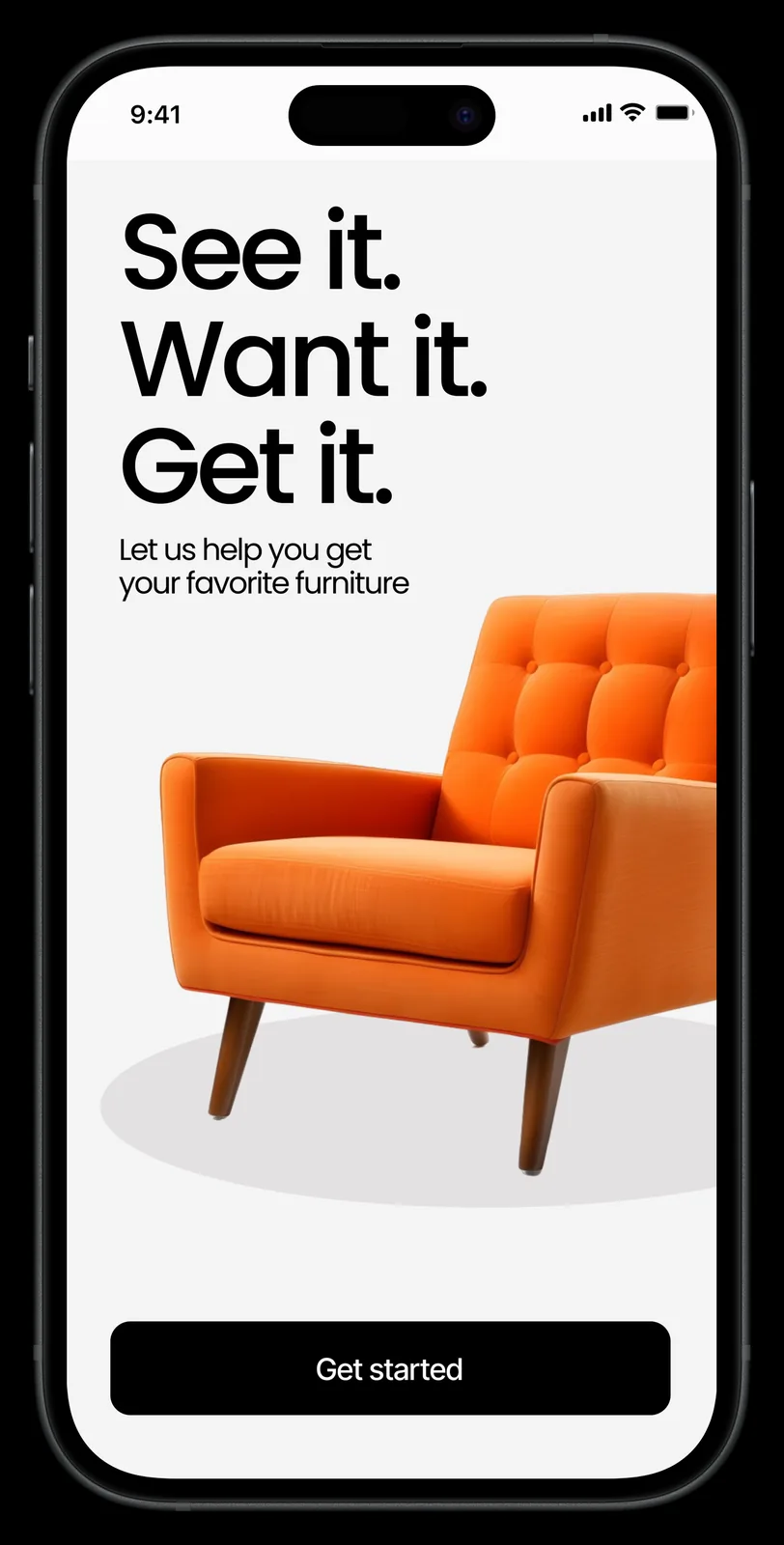 PlaceIt app screen 1